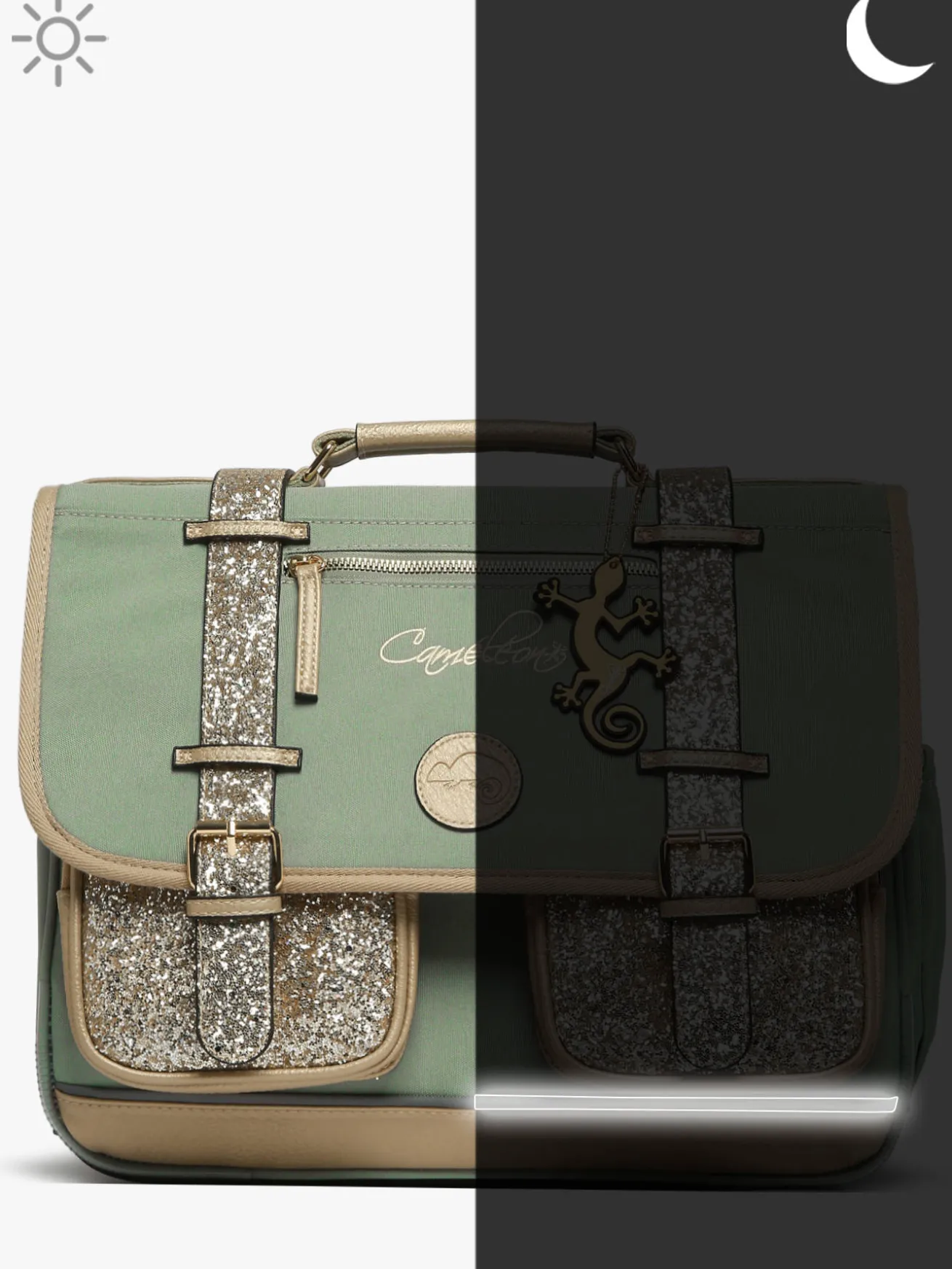 Cartable enfant 2 compartiments CAMELEON