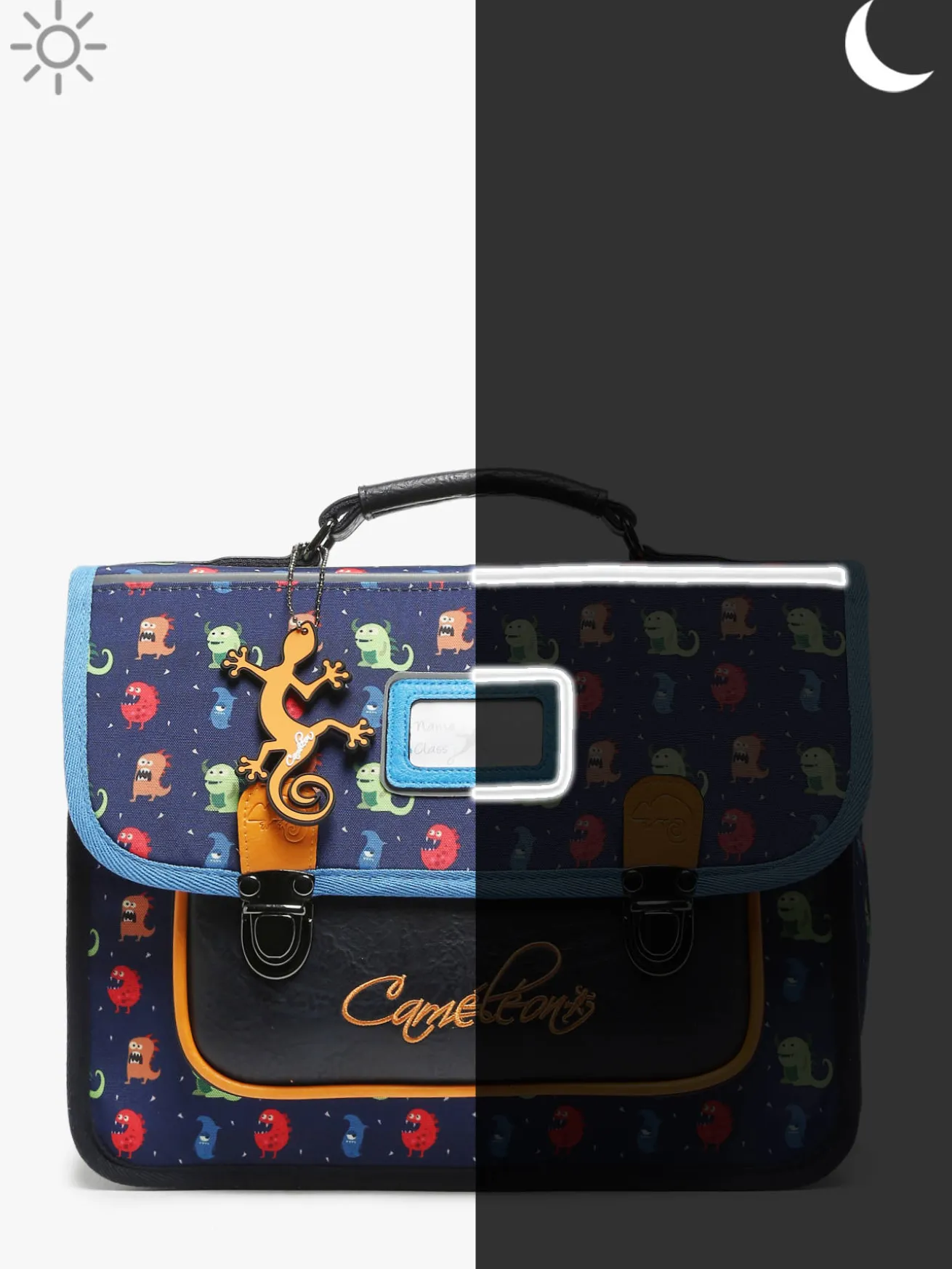 Cartable enfant 1 compartiment CAMELEON
