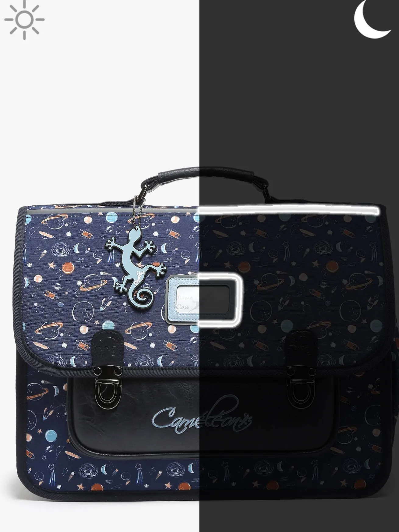 Cartable enfant 2 compartiments CAMELEON
