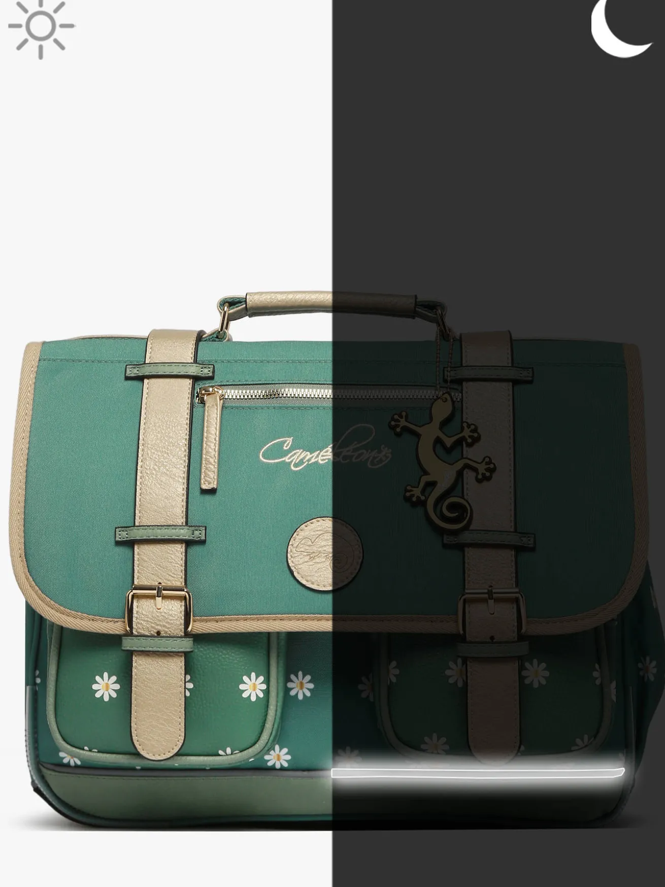 Cartable enfant 2 compartiments CAMELEON