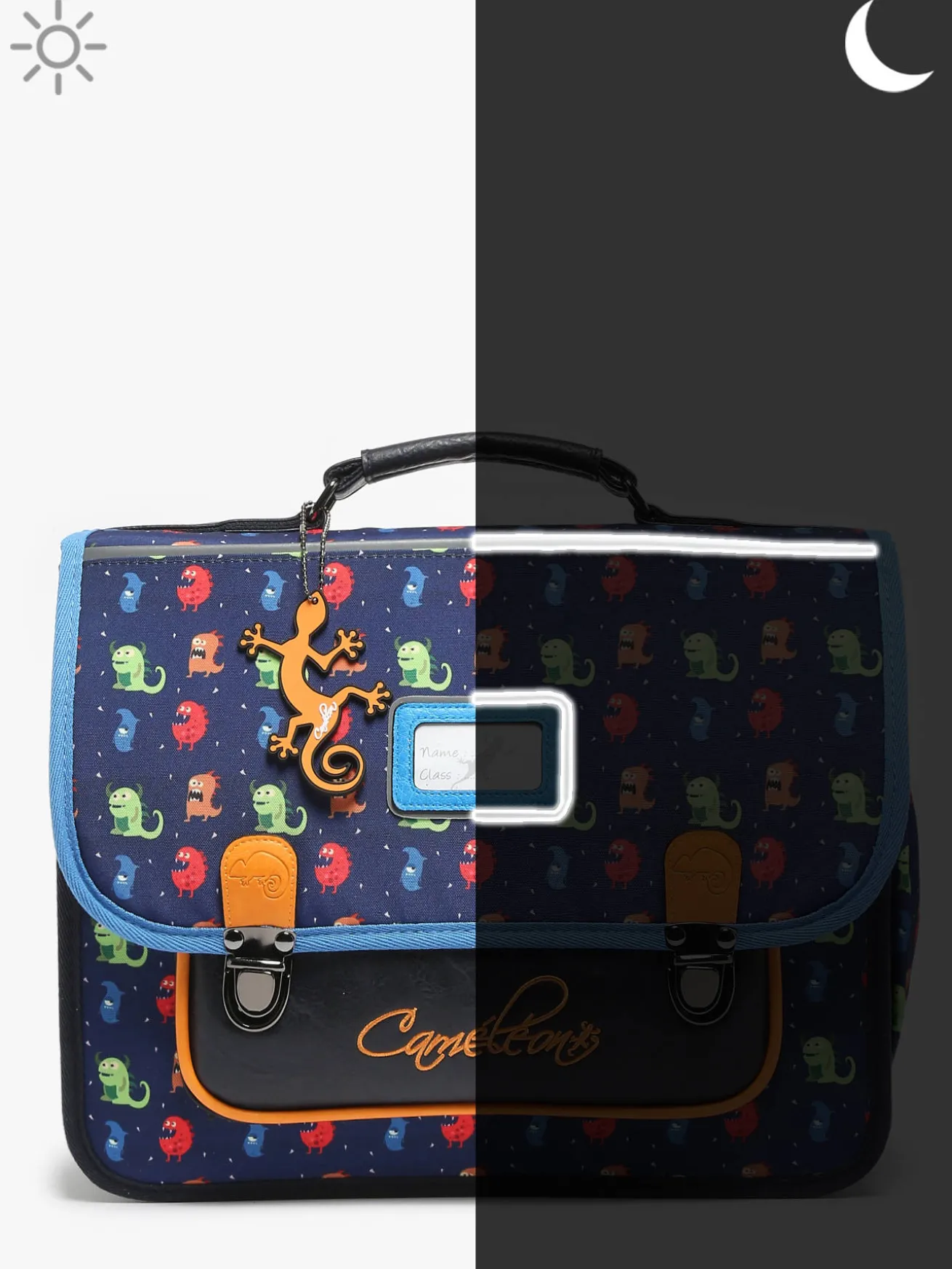Cartable enfant 2 compartiments CAMELEON