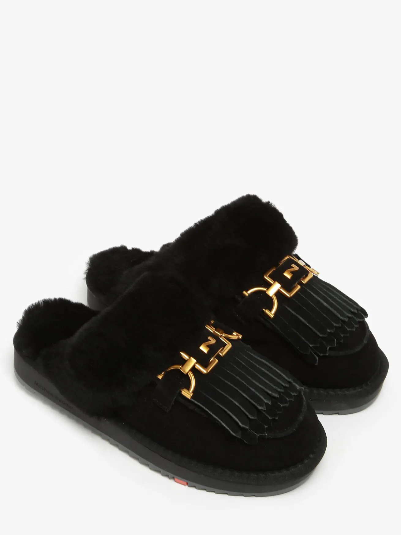 Chaussons en cuir NATHAN BAUME