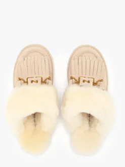 Chaussons en cuir NATHAN BAUME