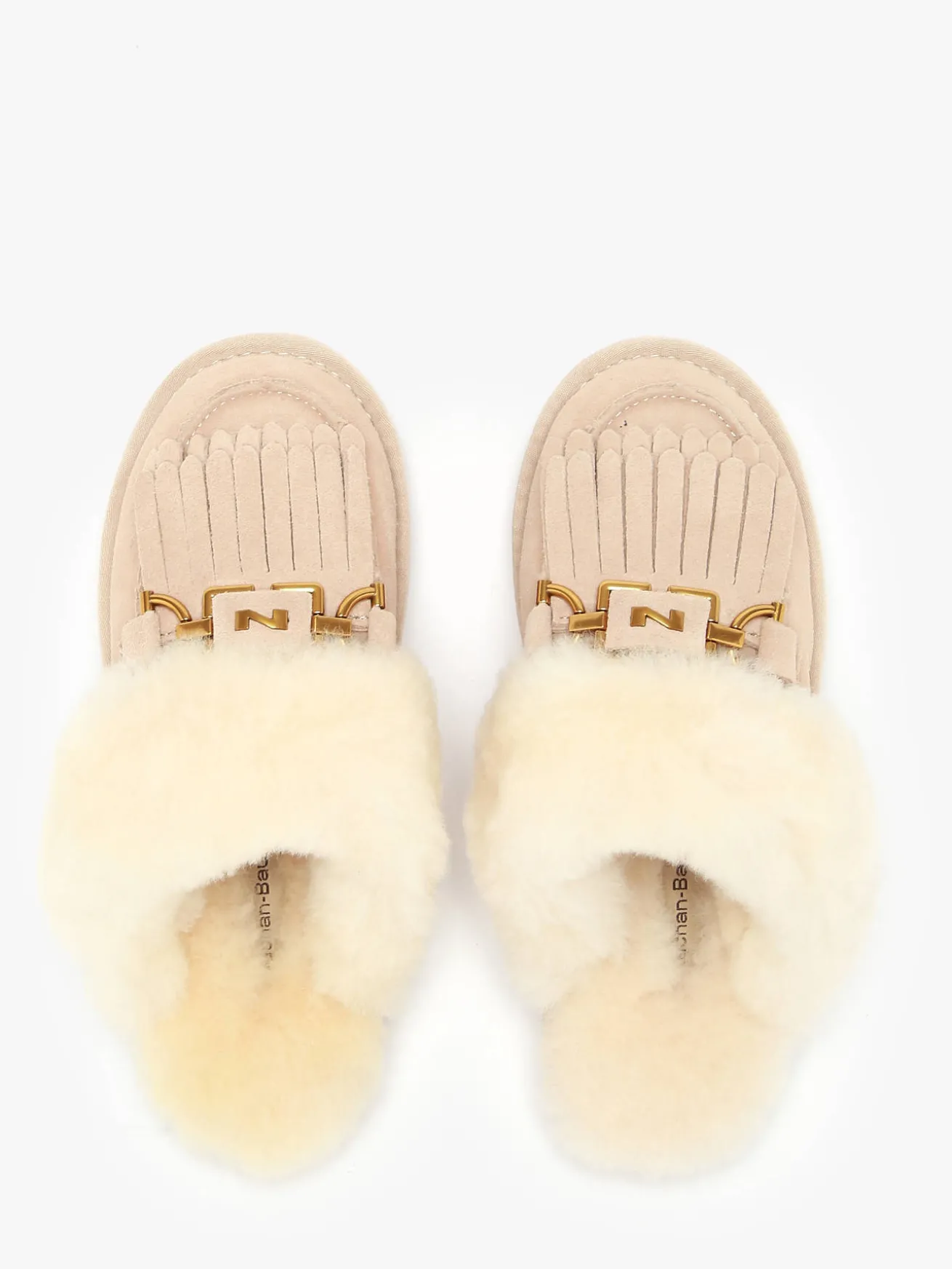 Chaussons en cuir NATHAN BAUME