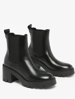 Chelsea boots à talon en cuir TAMARIS
