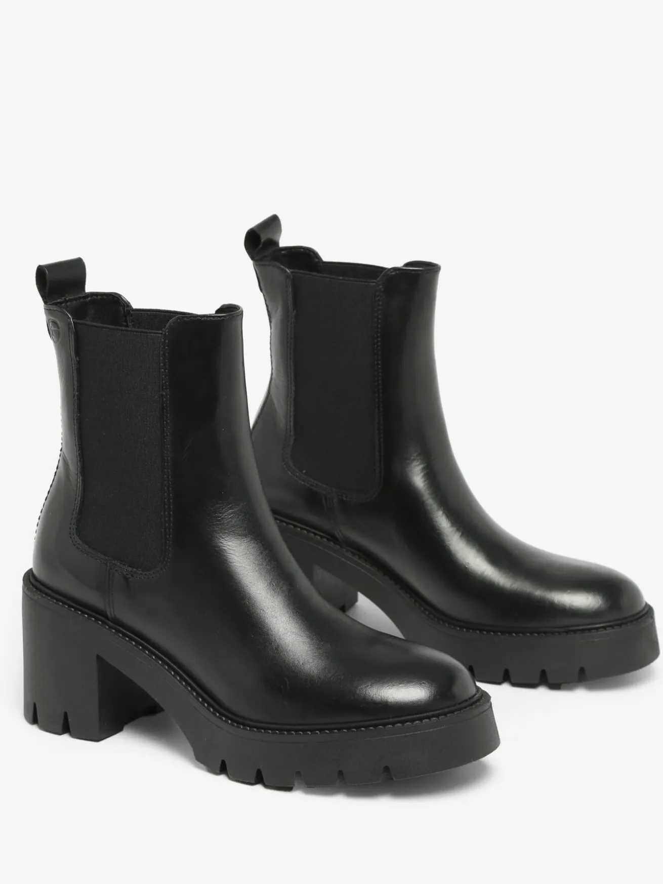 Chelsea boots à talon en cuir TAMARIS
