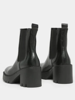Chelsea boots à talon en cuir TAMARIS