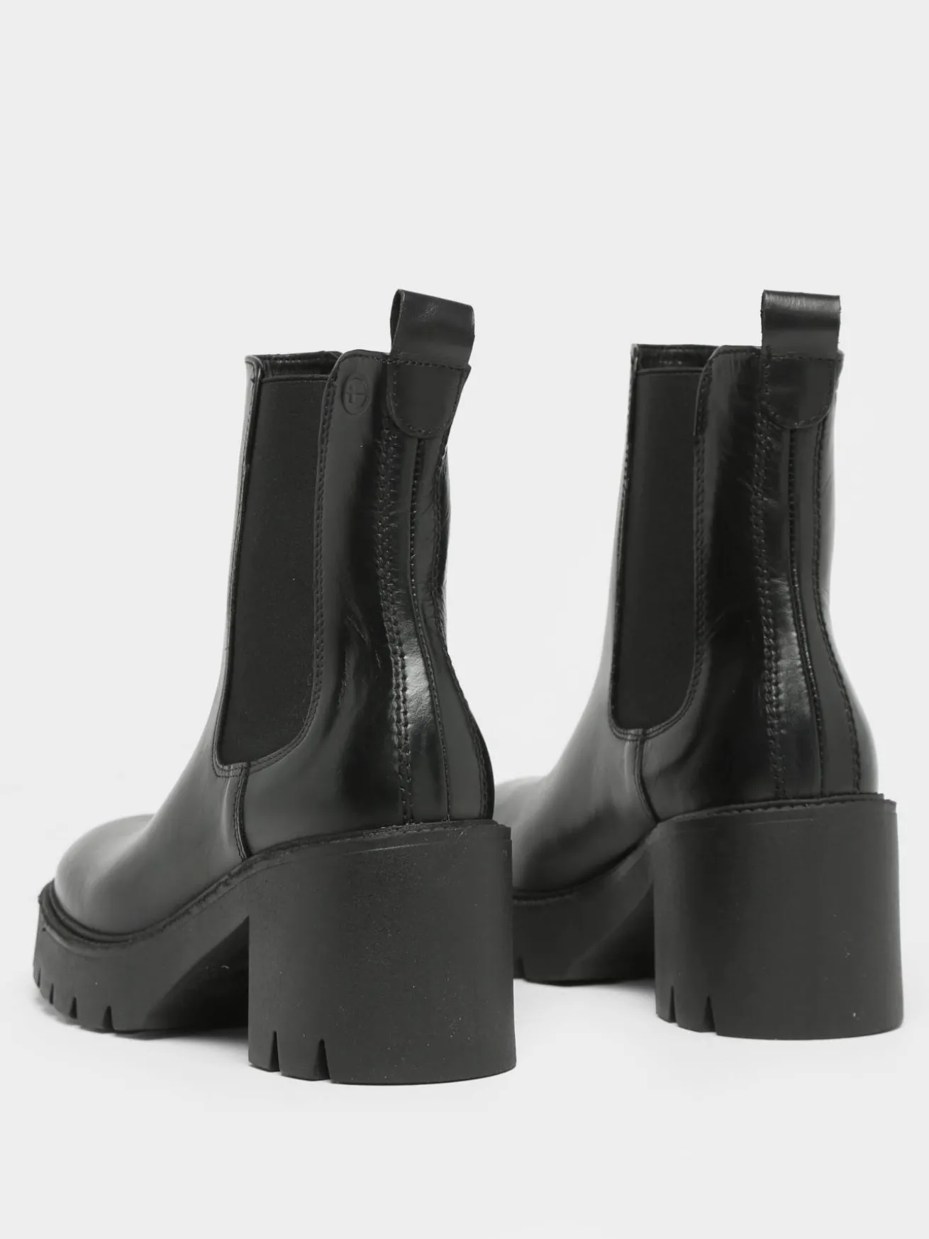 Chelsea boots à talon en cuir TAMARIS