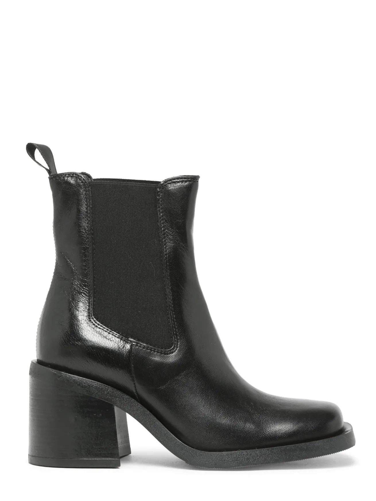 Chelsea boots à talon en cuir MJUS