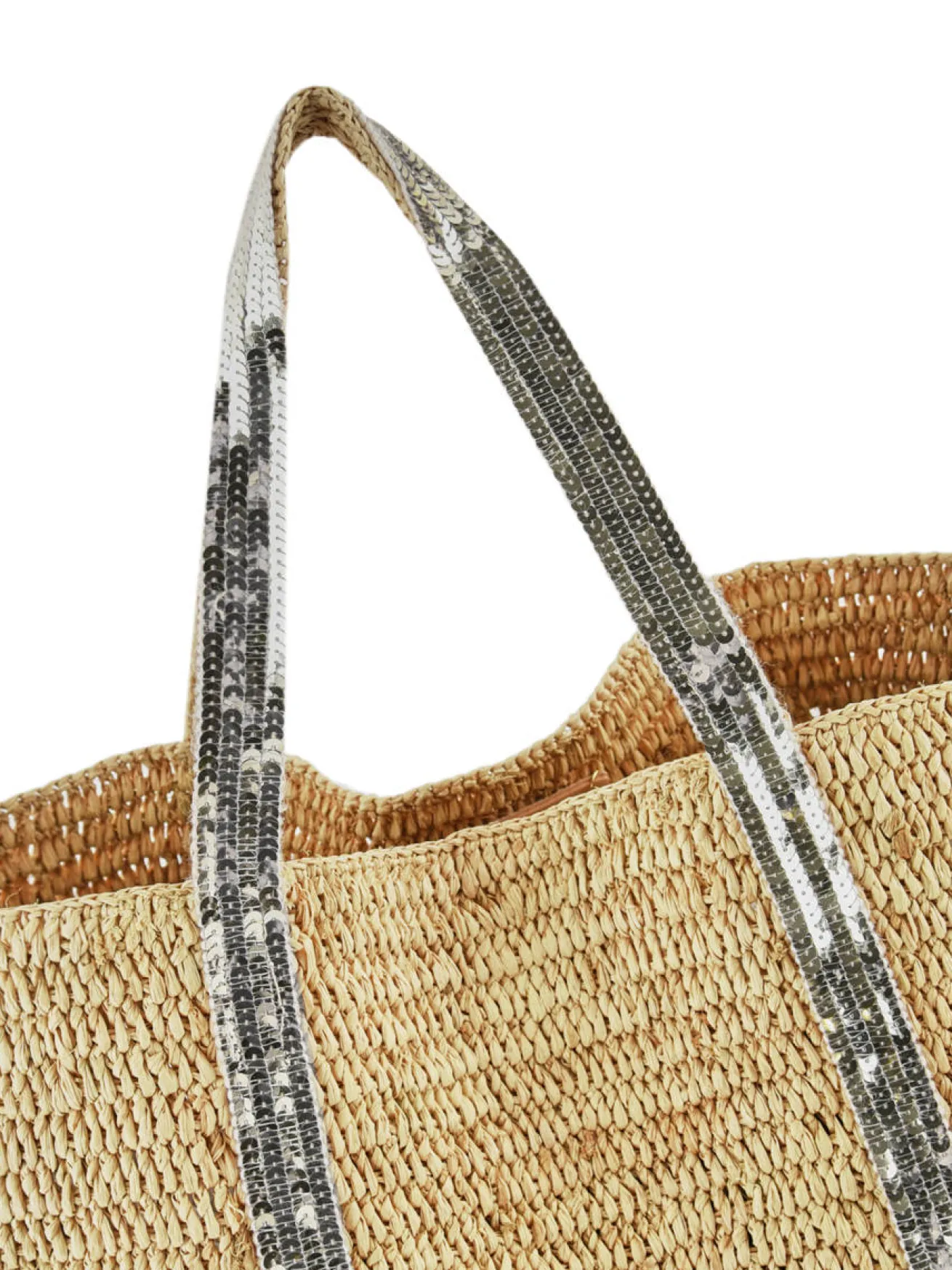 Grand sac Le Cabas raphia et paillettes VANESSA BRUNO
