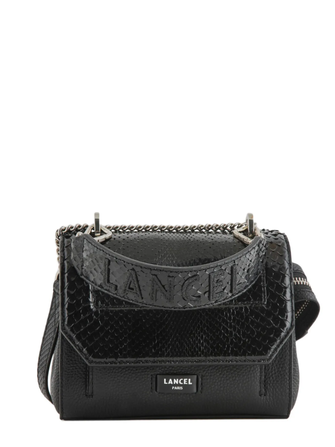 Mini sac bandoulière S Ninon Python LANCEL