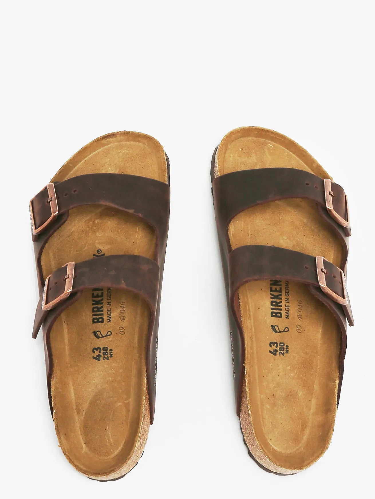 Mules Arizona LEOI Habana en cuir BIRKENSTOCK