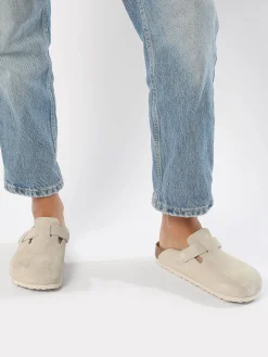 Mules Boston en cuir BIRKENSTOCK