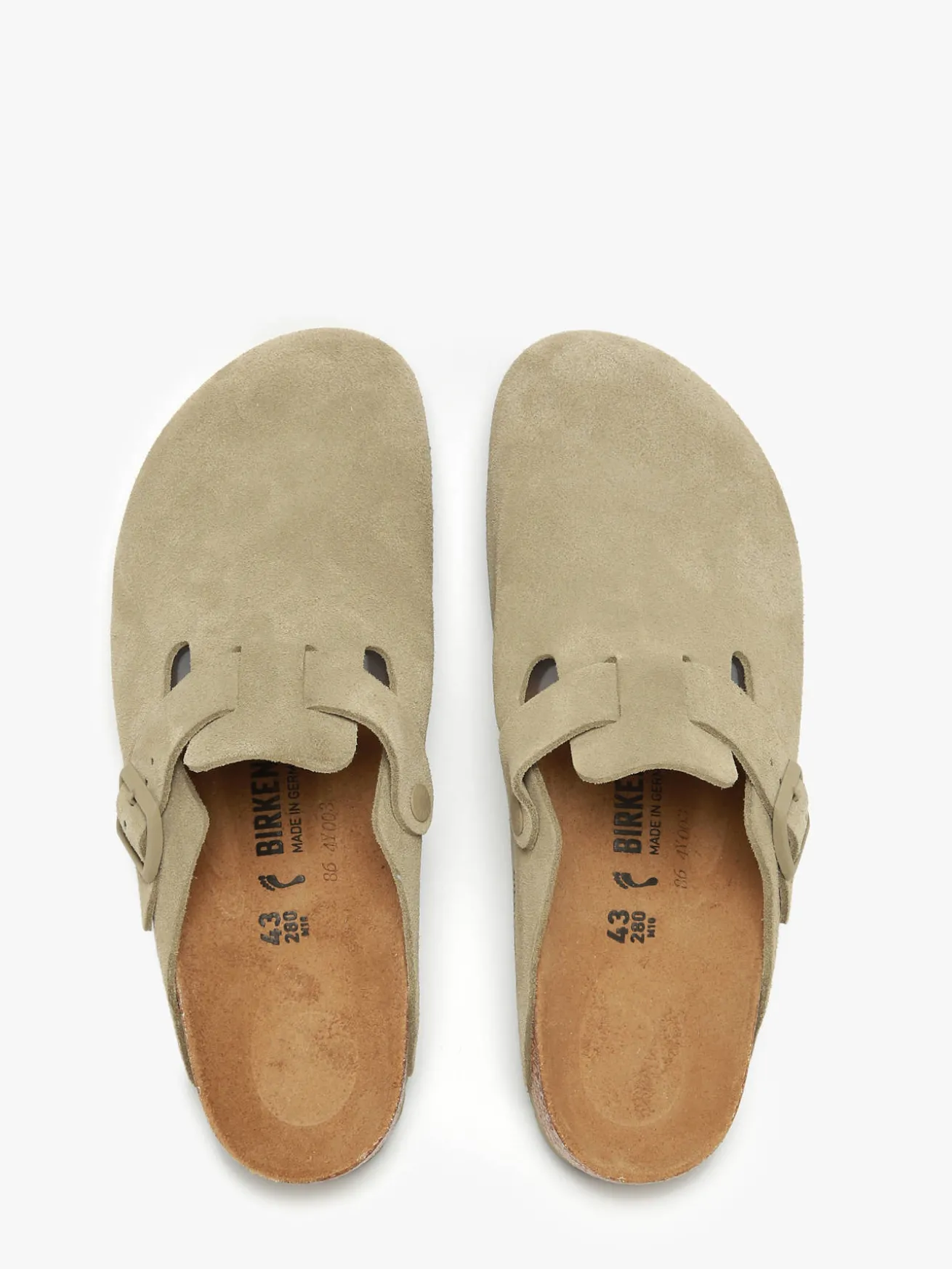 Mules Boston en cuir BIRKENSTOCK