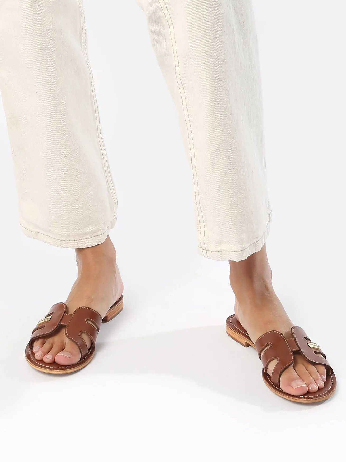 Mules Damia en cuir LES TROPEZIENNES