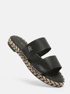 Mules en cuir TOMMY HILFIGER