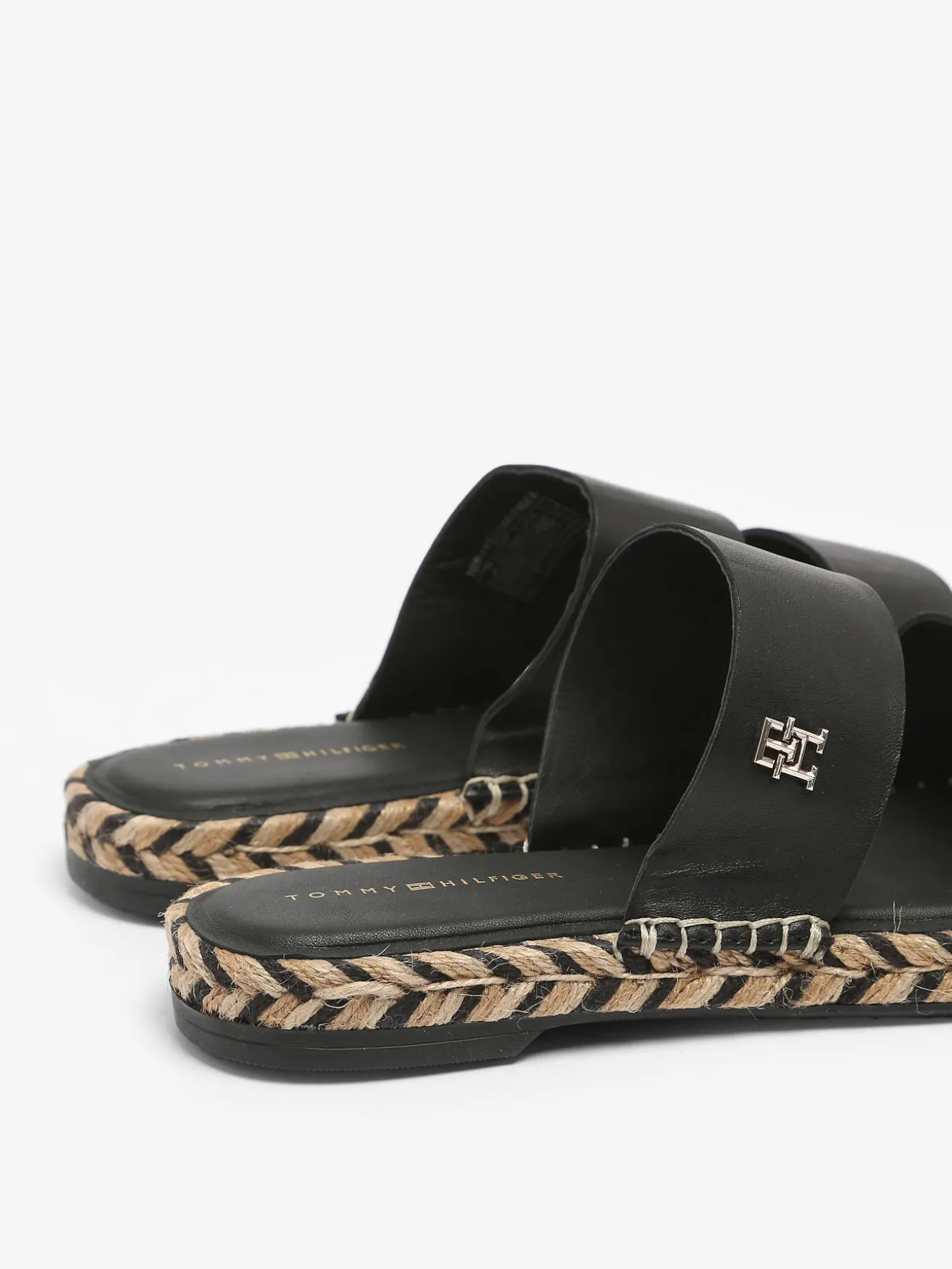 Mules en cuir TOMMY HILFIGER