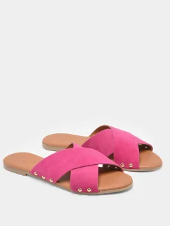 Mules Vuma en cuir PIECES