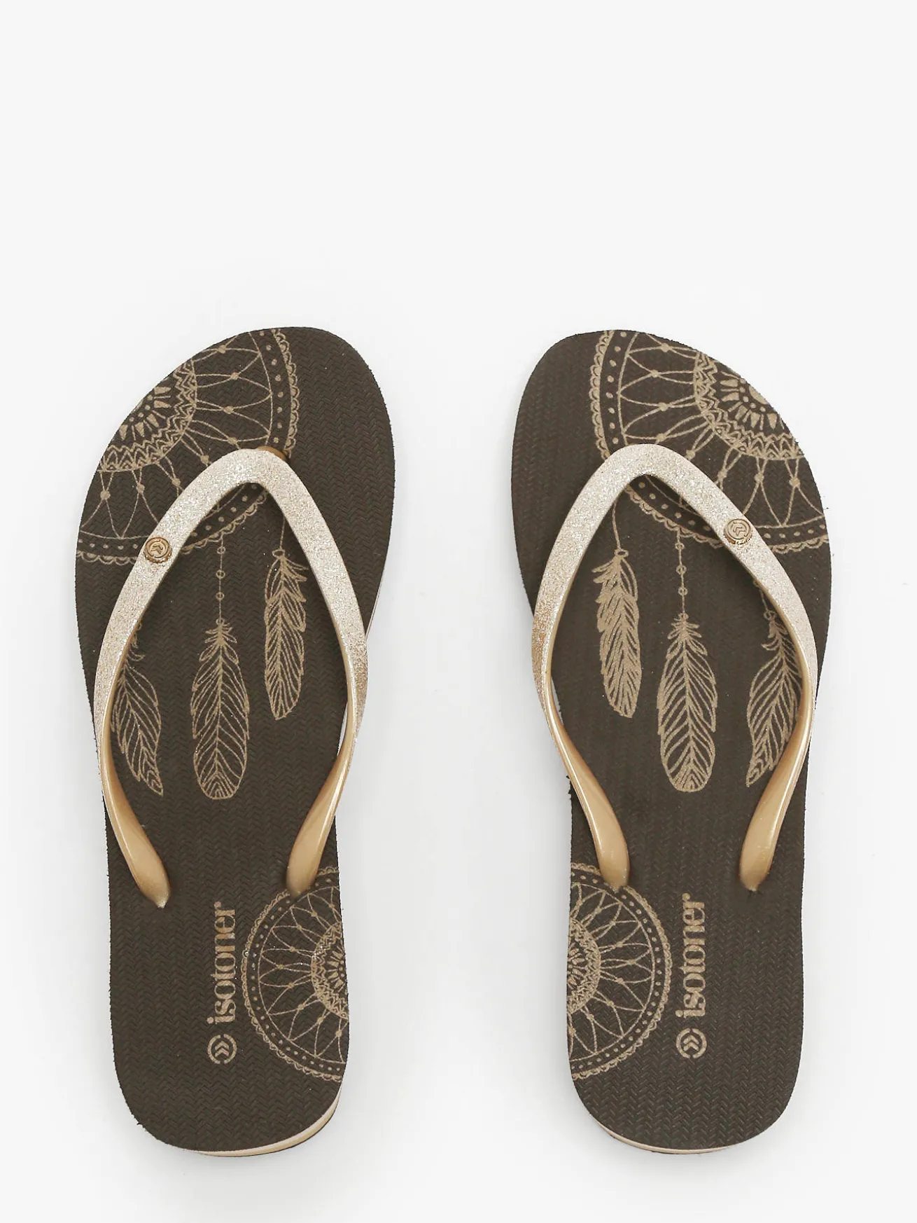 Nu-pieds à talon ISOTONER