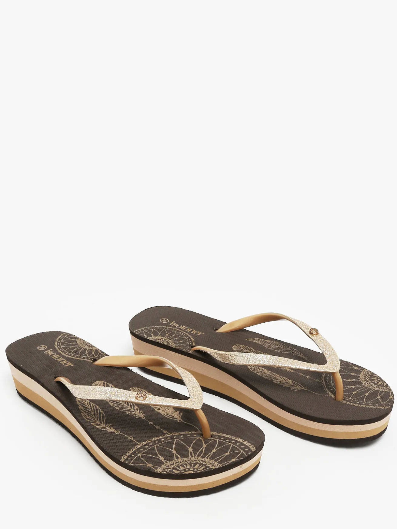 Nu-pieds à talon ISOTONER