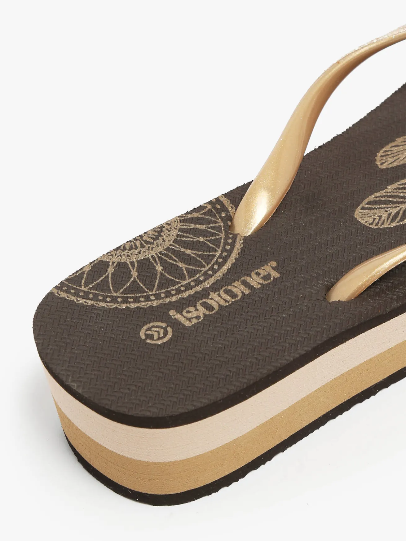Nu-pieds à talon ISOTONER