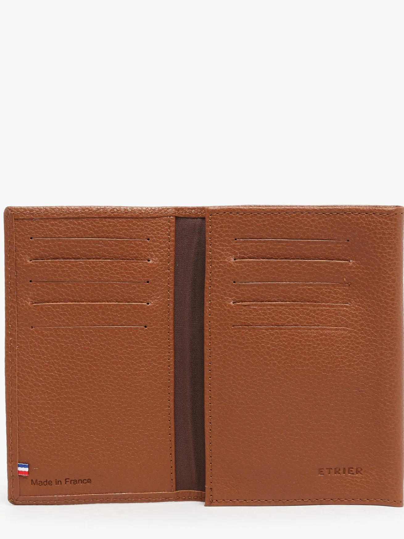 Porte papiers Madras cuir ETRIER