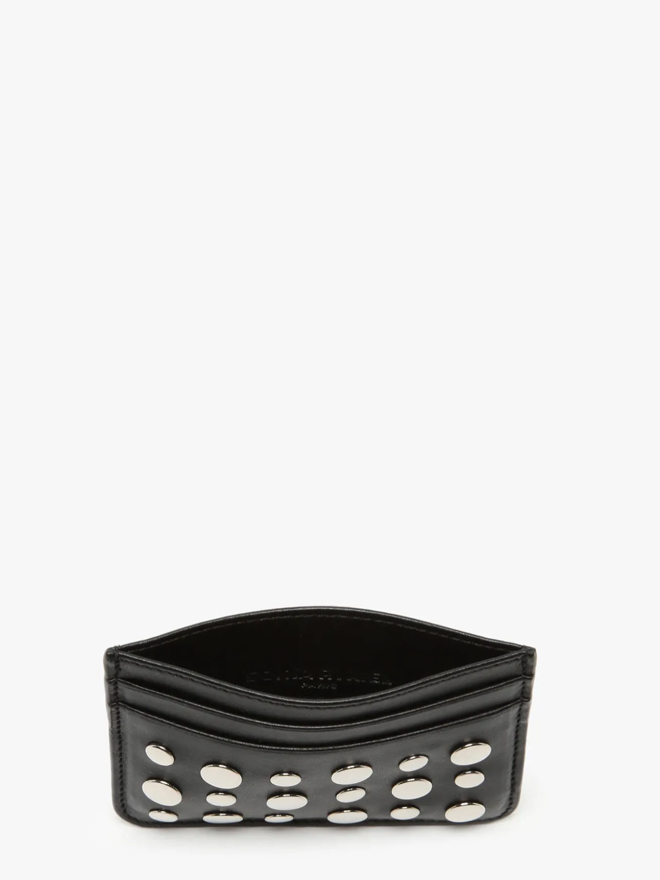 Porte-cartes Domino leather et studs SONIA RYKIEL