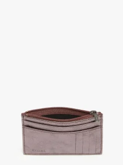 Porte-cartes Etincelle irisée cuir ETRIER