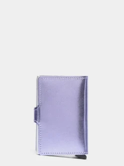 Porte-cartes Metallic cuir SECRID