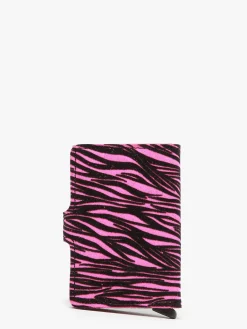Porte-cartes Mini Zébra cuir SECRID