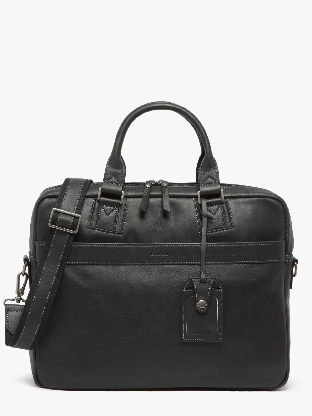 Porte-documents Spider 2 compartiments + PC 15'' cuir ETRIER