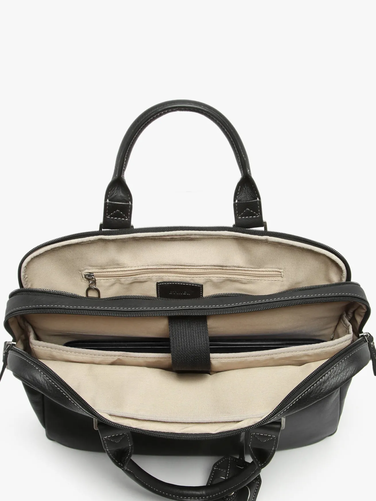 Porte-documents Spider 2 compartiments + PC 15'' cuir ETRIER