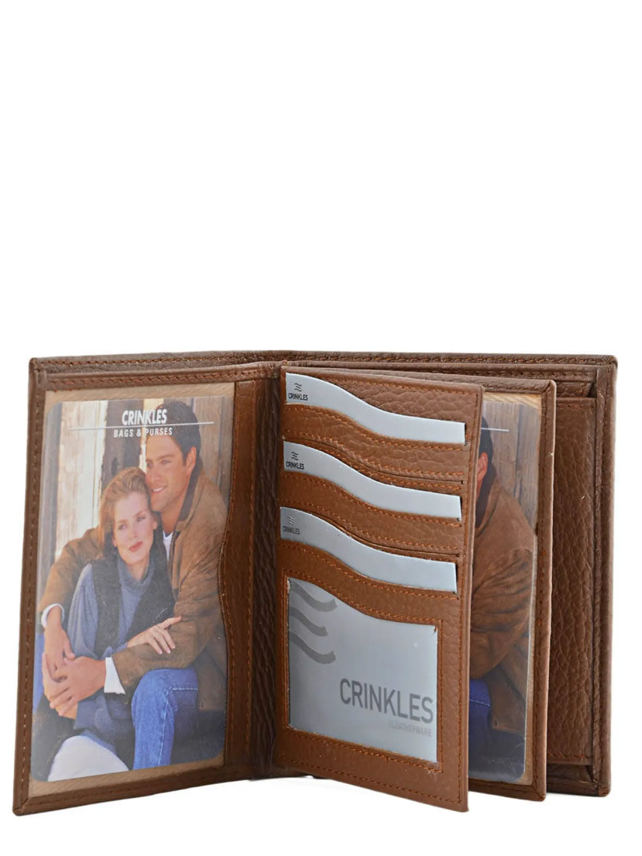 Portefeuille cuir CRINKLES