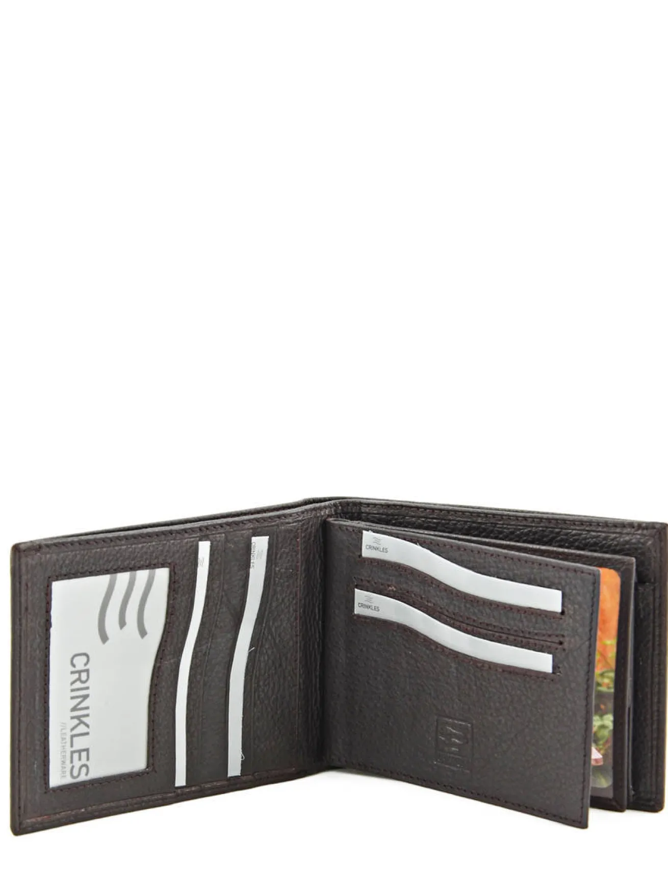 Portefeuille cuir CRINKLES