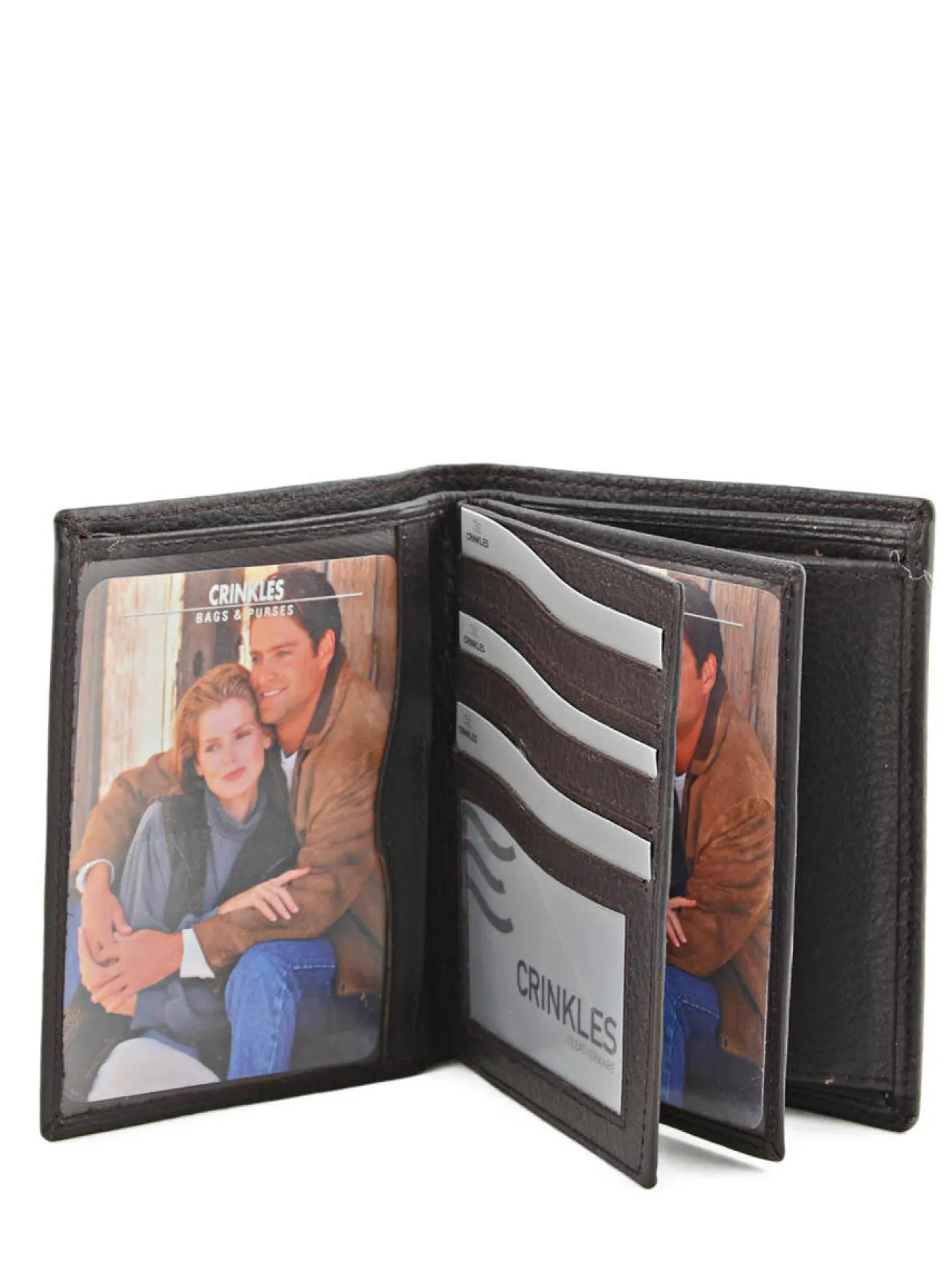Portefeuille cuir CRINKLES
