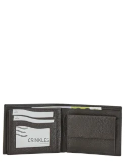 Portefeuille cuir CRINKLES