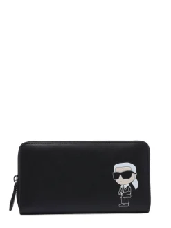 Portefeuille K Ikonik 2.0 cuir KARL LAGERFELD