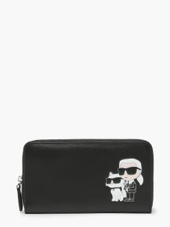 Portefeuille K/Ikonik 2.0 cuir KARL LAGERFELD