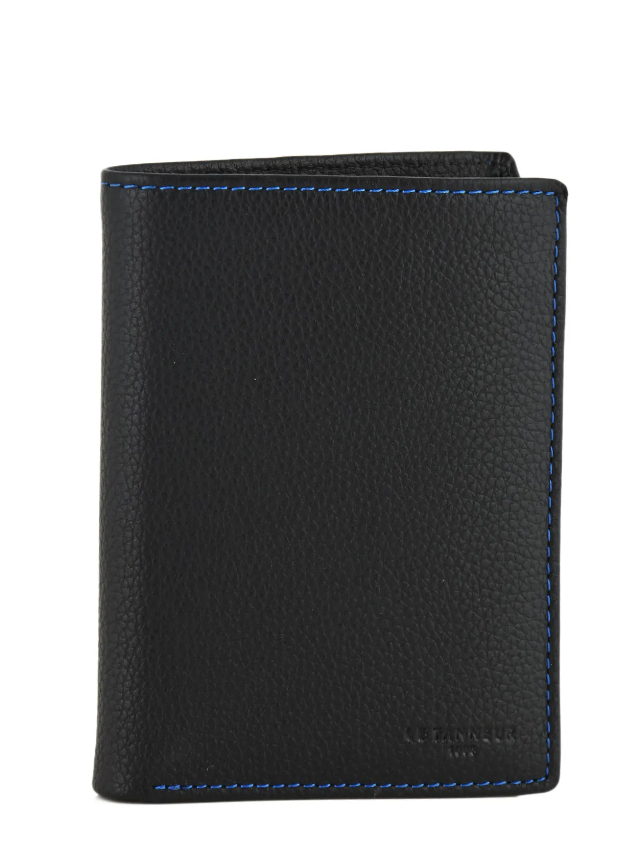 Portefeuille M vertical zippé Charles cuir LE TANNEUR