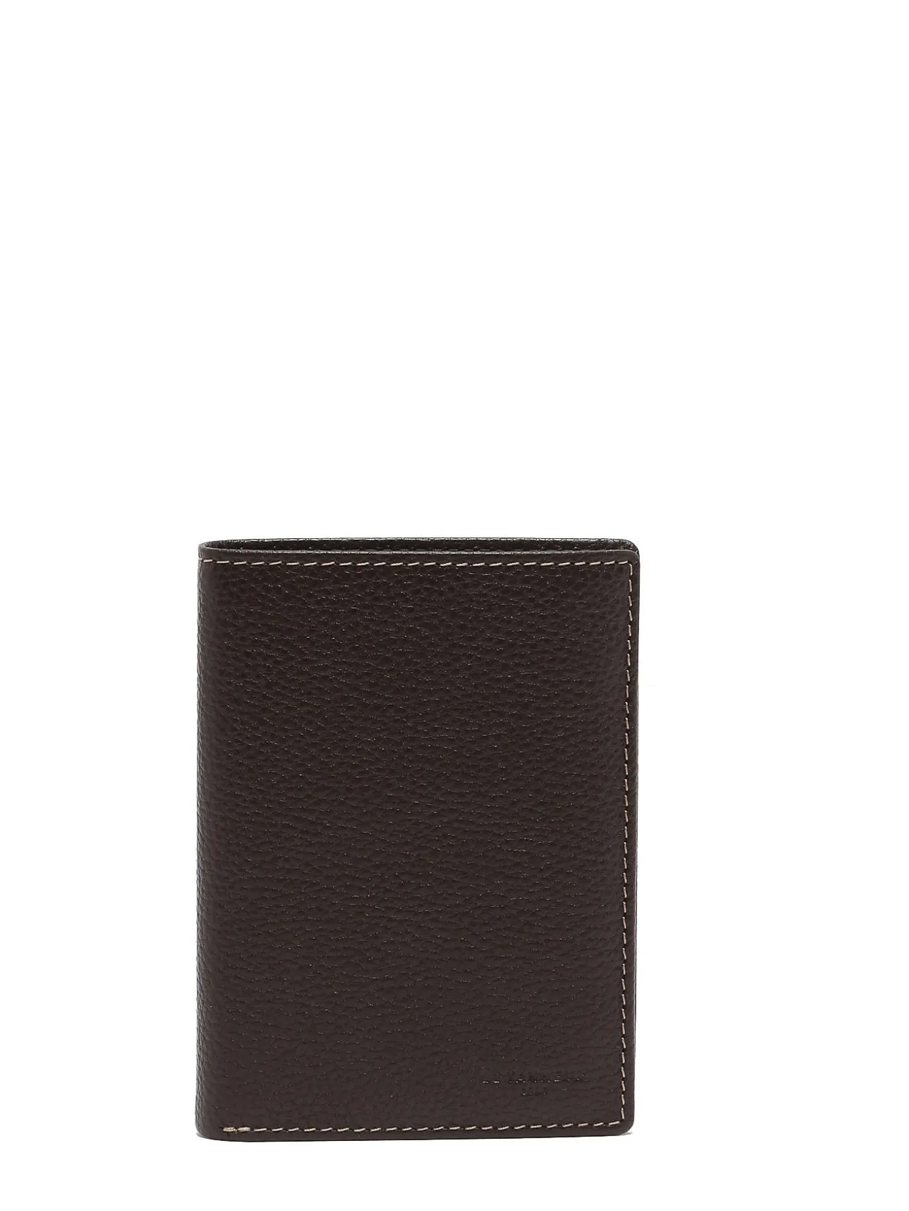 Portefeuille M vertical zippé Charles cuir LE TANNEUR
