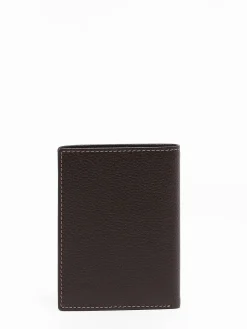 Portefeuille M vertical zippé Charles cuir LE TANNEUR