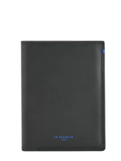 Portefeuille M vertical zippé Martin cuir LE TANNEUR