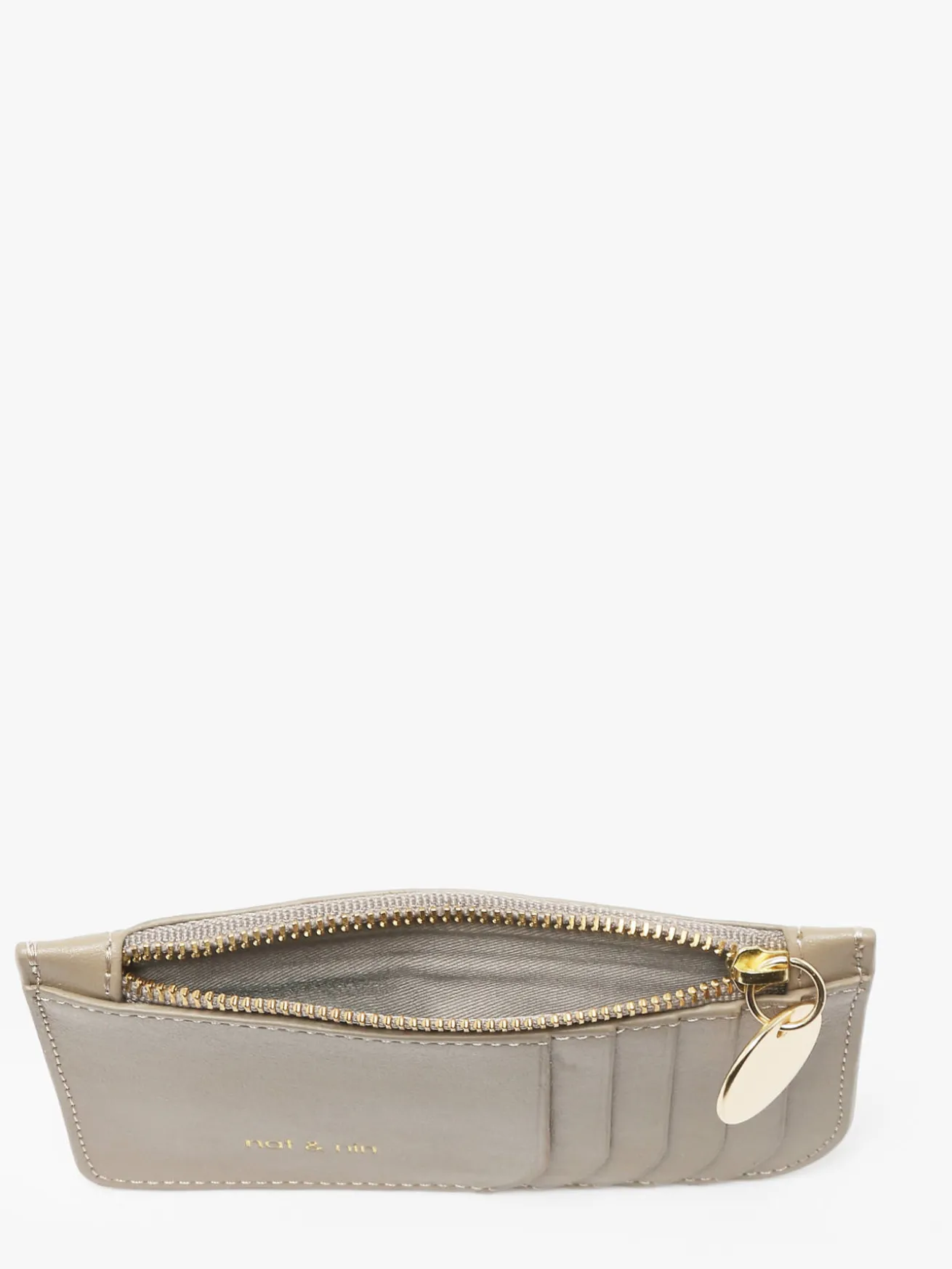 Porte-monnaie Alix cuir NAT ET NIN