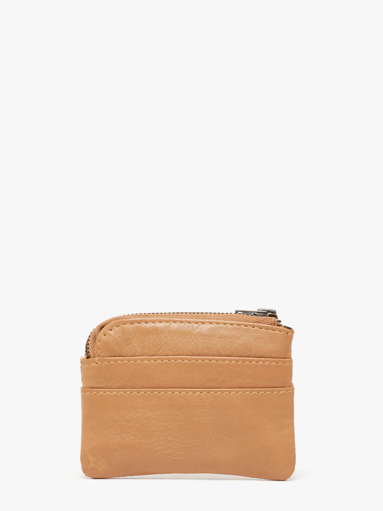 Porte-monnaie cuir BASILIC PEPPER