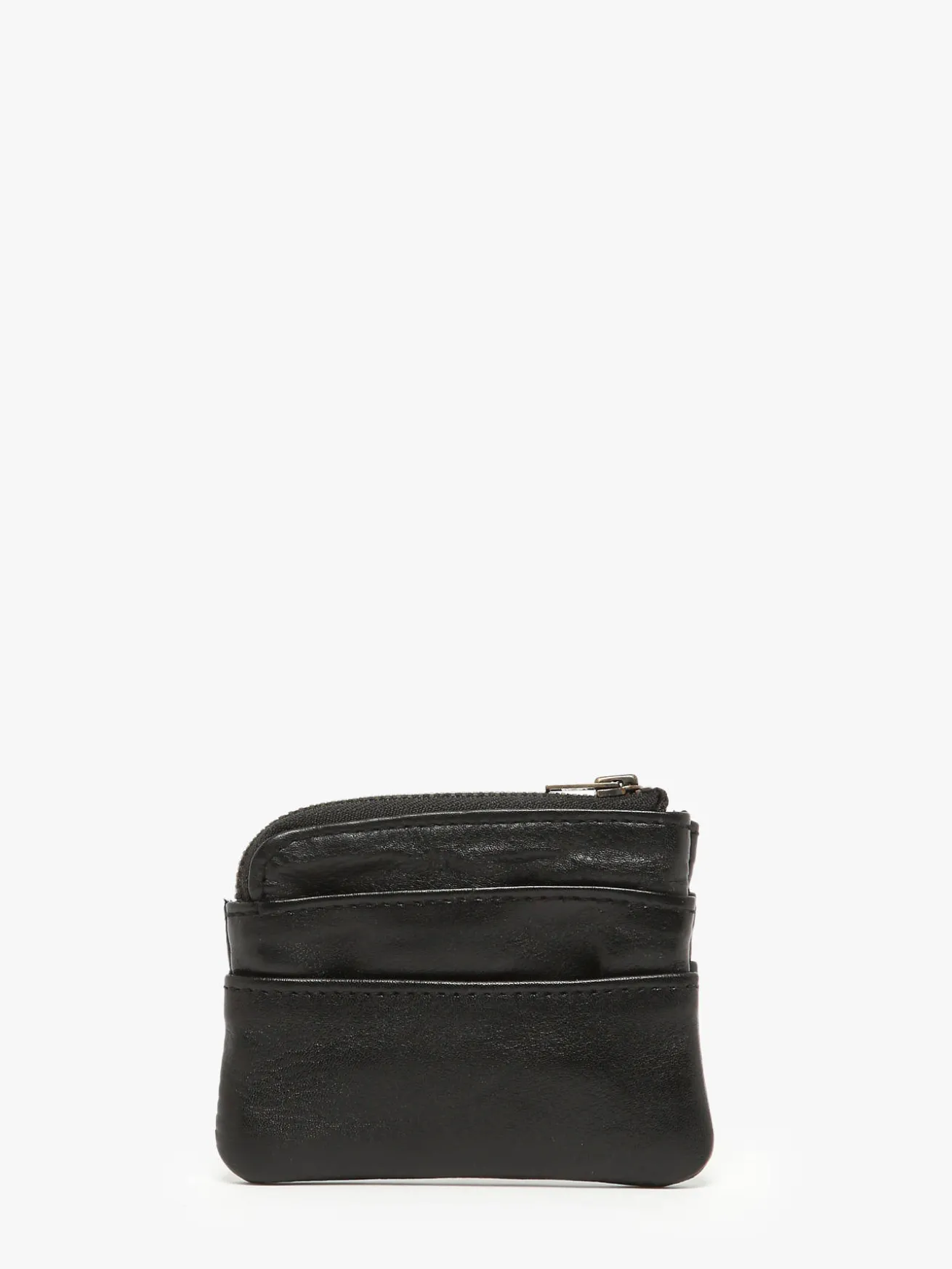 Porte-monnaie cuir BASILIC PEPPER