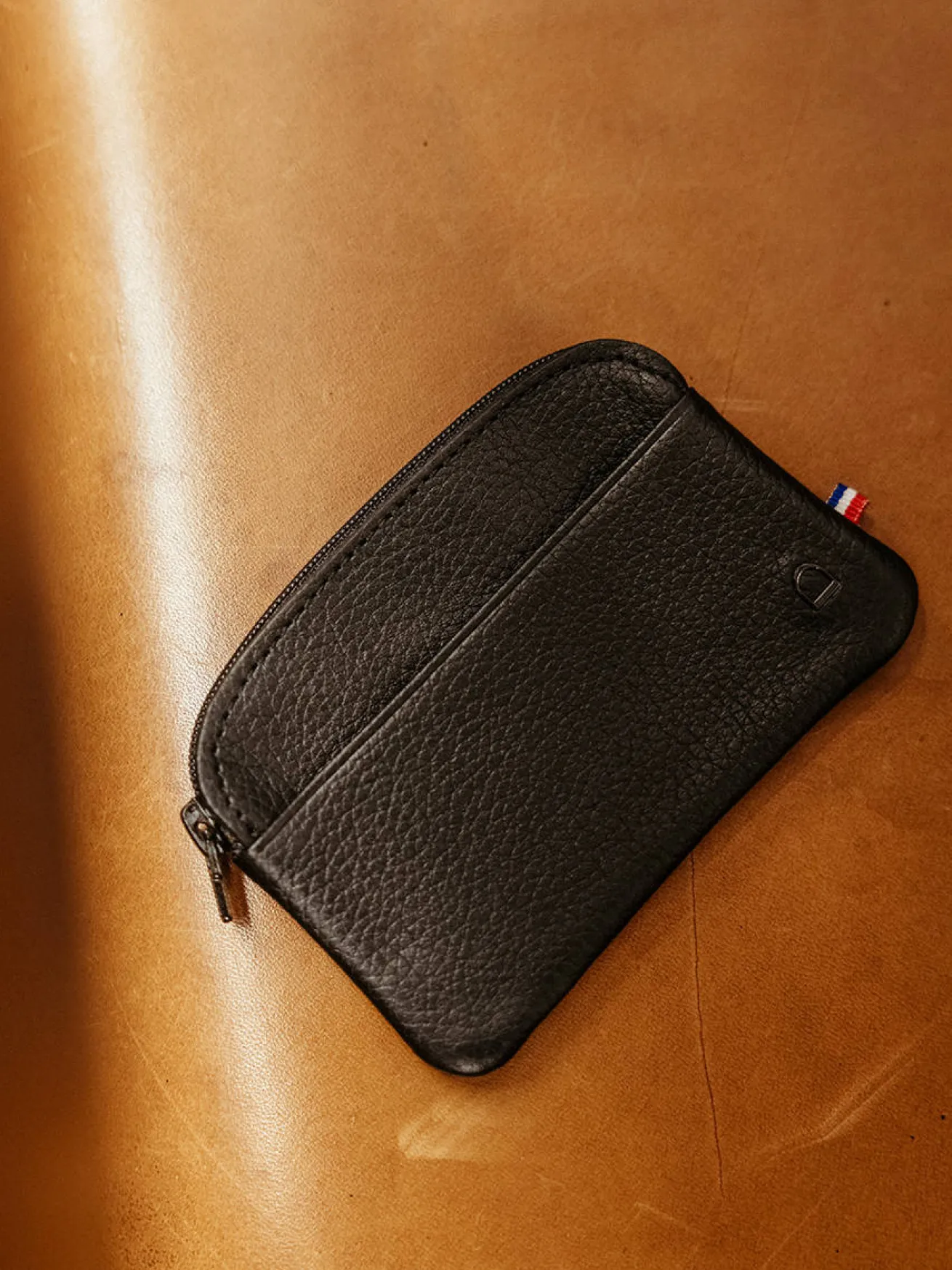 Porte-monnaie cuir Madras ETRIER