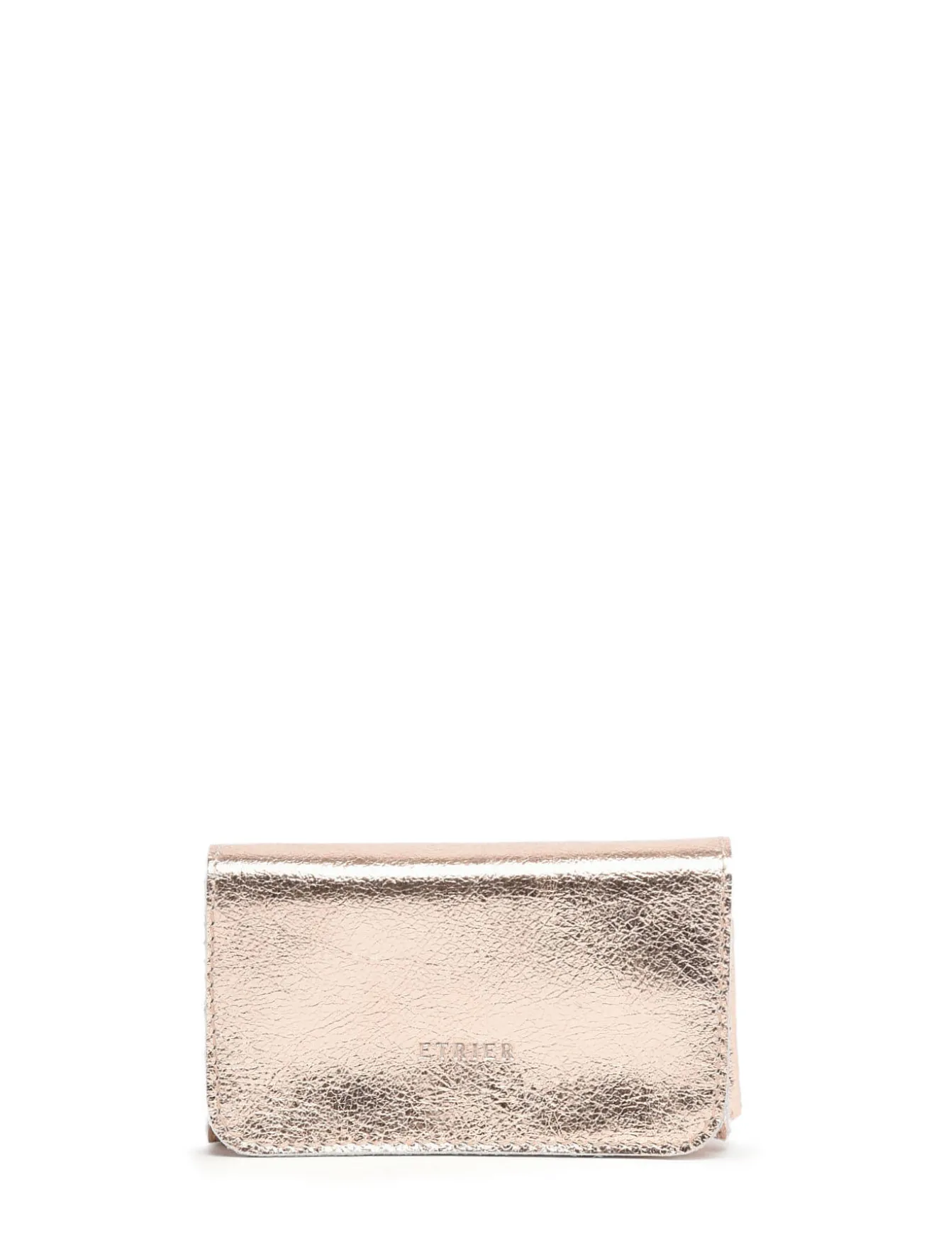 Porte-monnaie Etincelle Irisée cuir ETRIER