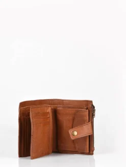 Porte-monnaie porte-cartes cuir BASILIC PEPPER