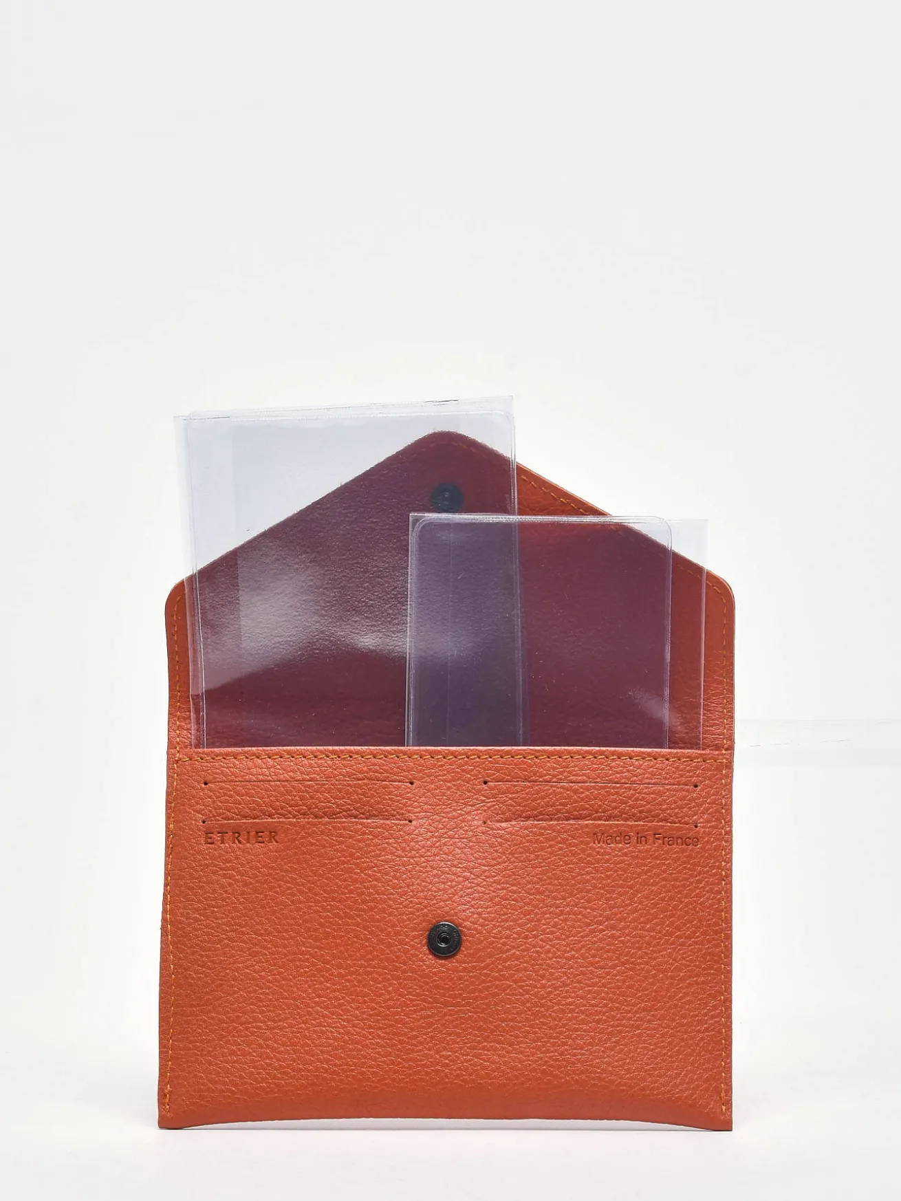 Porte-papiers Madras cuir ETRIER