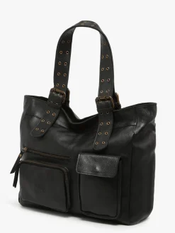 sac à main Cargo cuir BASILIC PEPPER